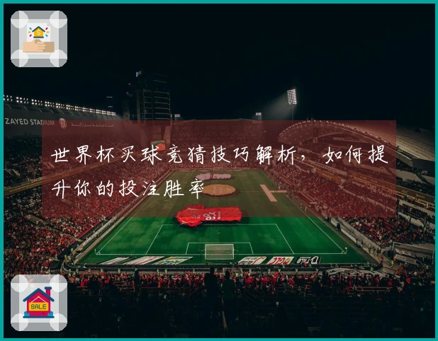 世界杯买球竞猜技巧解析，如何提升你的投注胜率