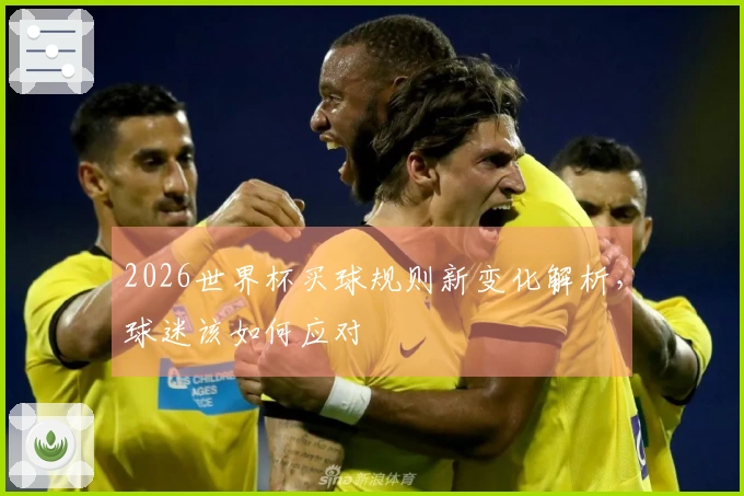 2026世界杯买球规则新变化解析，球迷该如何应对